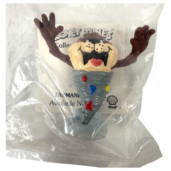1990 Looney Tunes Figures Characters Shell PVC Sylvester Tweety Taz Wile Coyote - Picture 2 of 7